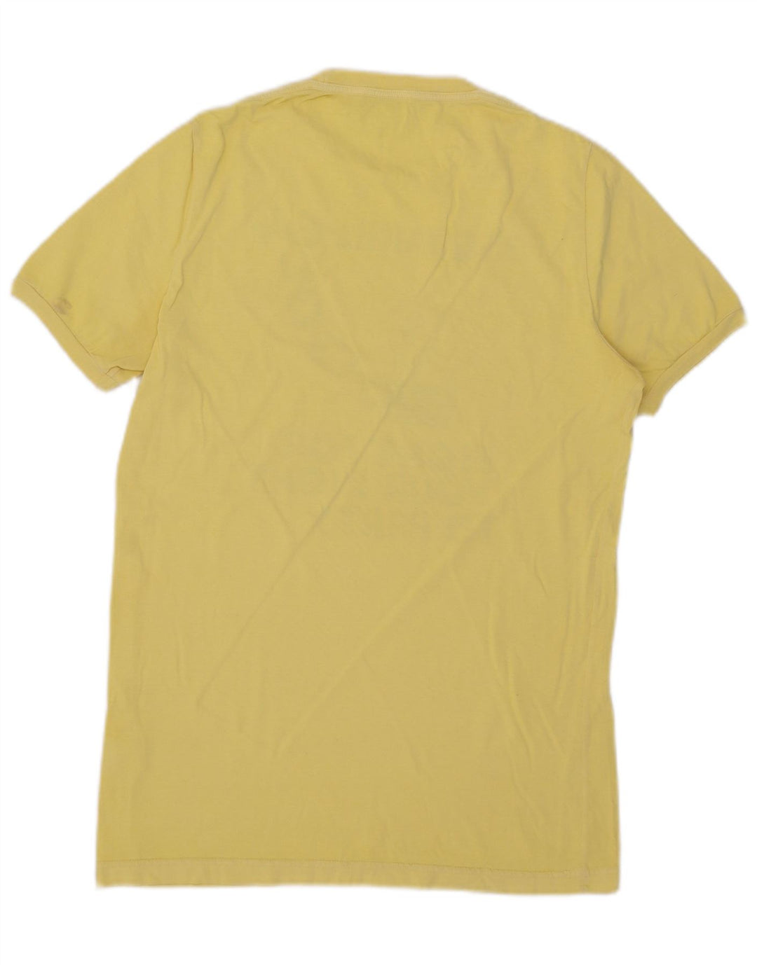 Tricou grafic pentru bărbați Dsquared2 Top din bumbac galben mediu