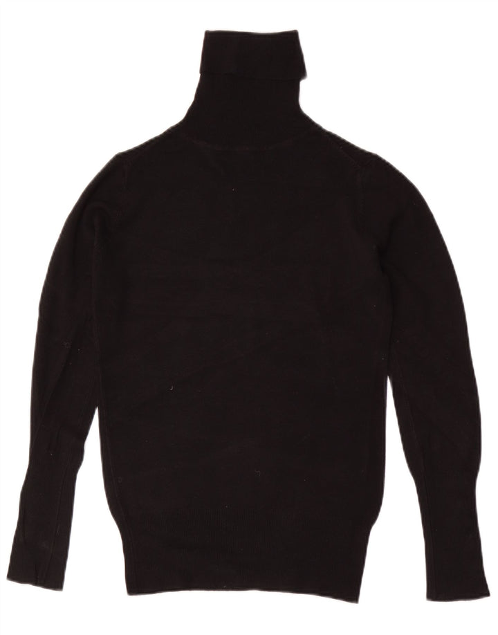 Pulover pentru femei cu gât rulat Zara UK 10 Mic Negru