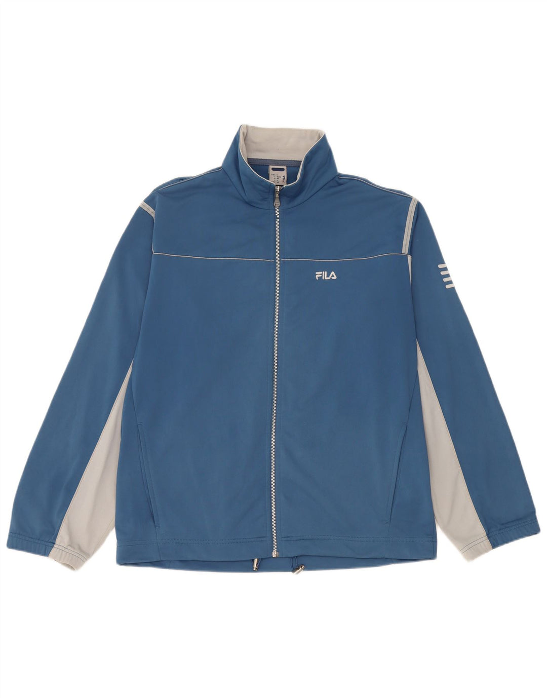 Jachetă de trening Fila pentru bărbați IT 46/48 Small Blue Colorblock Poliester