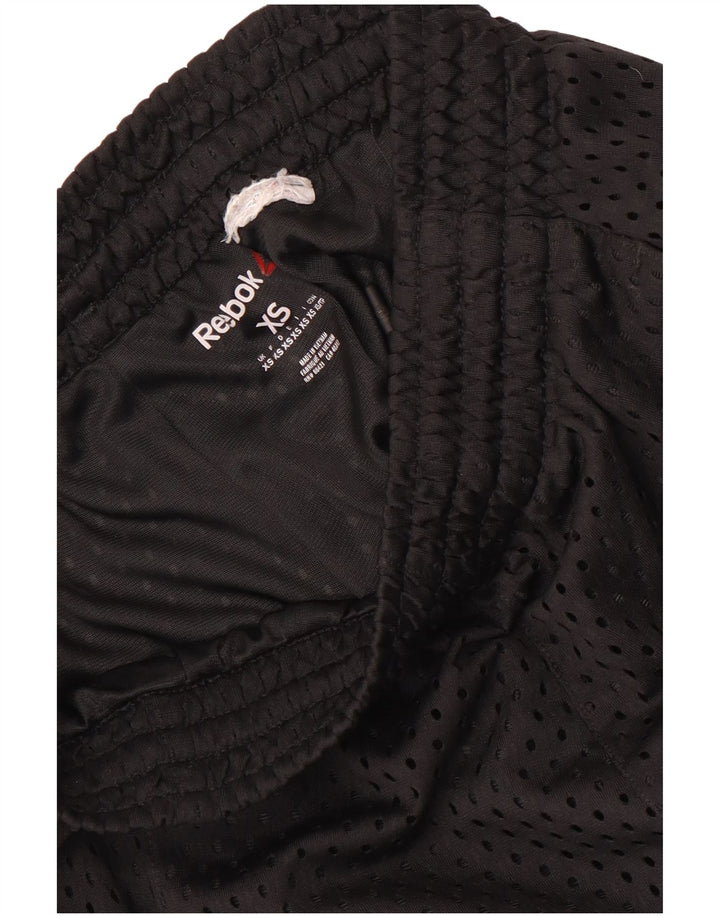 Pantaloni scurți sport pentru bărbați REEBOK XS cu dungi negre