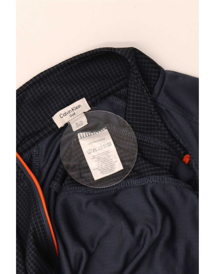 Calvin Klein Golf Pullover Trening Top XL Bleumarin Colorblock