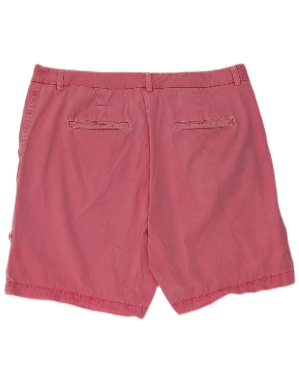 Pantaloni scurti chino pentru femei Marks & Spencer UK 16 Large W36 Pink Bumbac