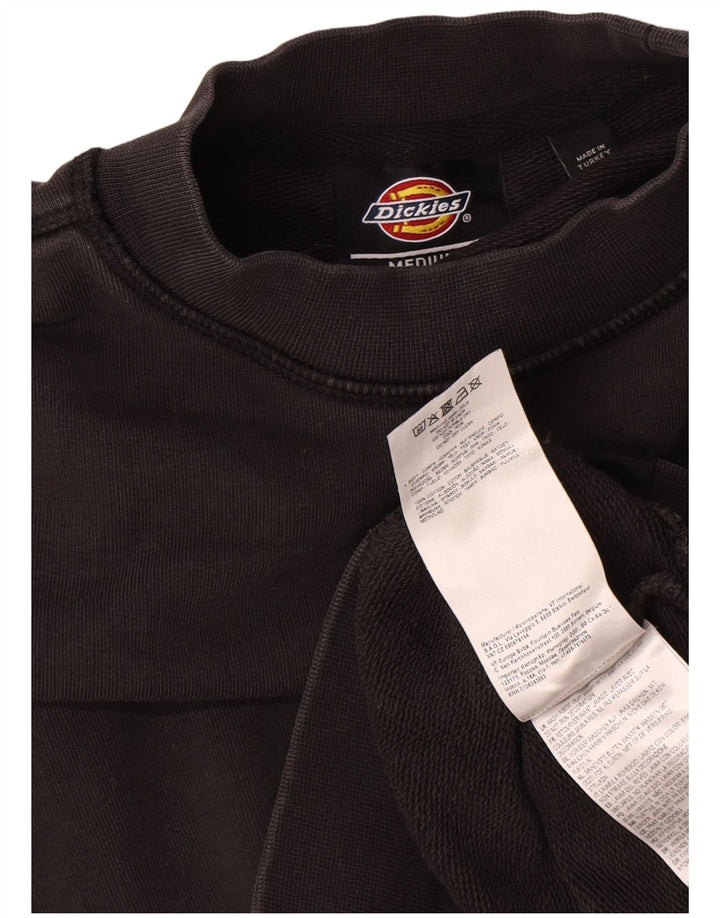 Pulover de hanorac oversized Crop Graphic pentru femei Dickies UK 14 Medium Negru