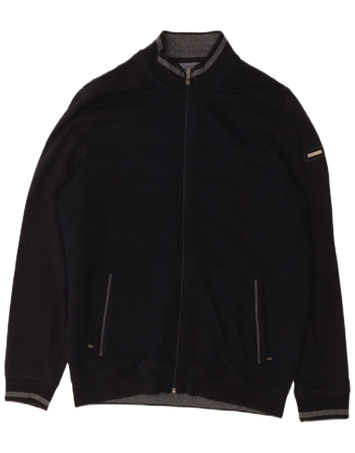 Pulover cardigan pentru bărbați Bugatti XL Bumbac bleumarin