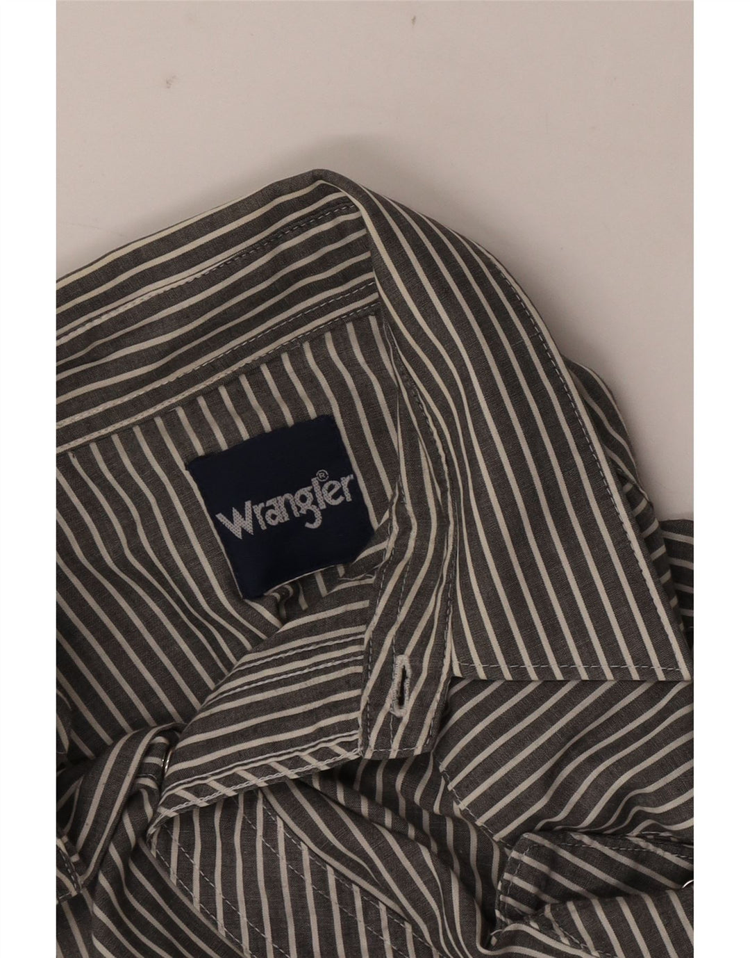 Cămașă pentru bărbați Wrangler XL, gri Pinstripe