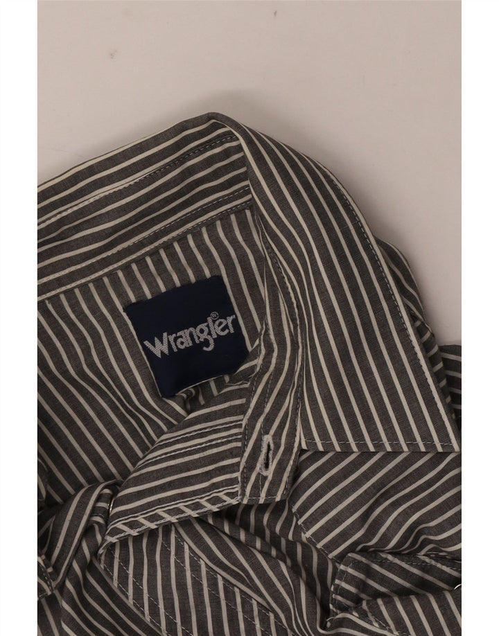 Cămașă pentru bărbați Wrangler XL, gri Pinstripe
