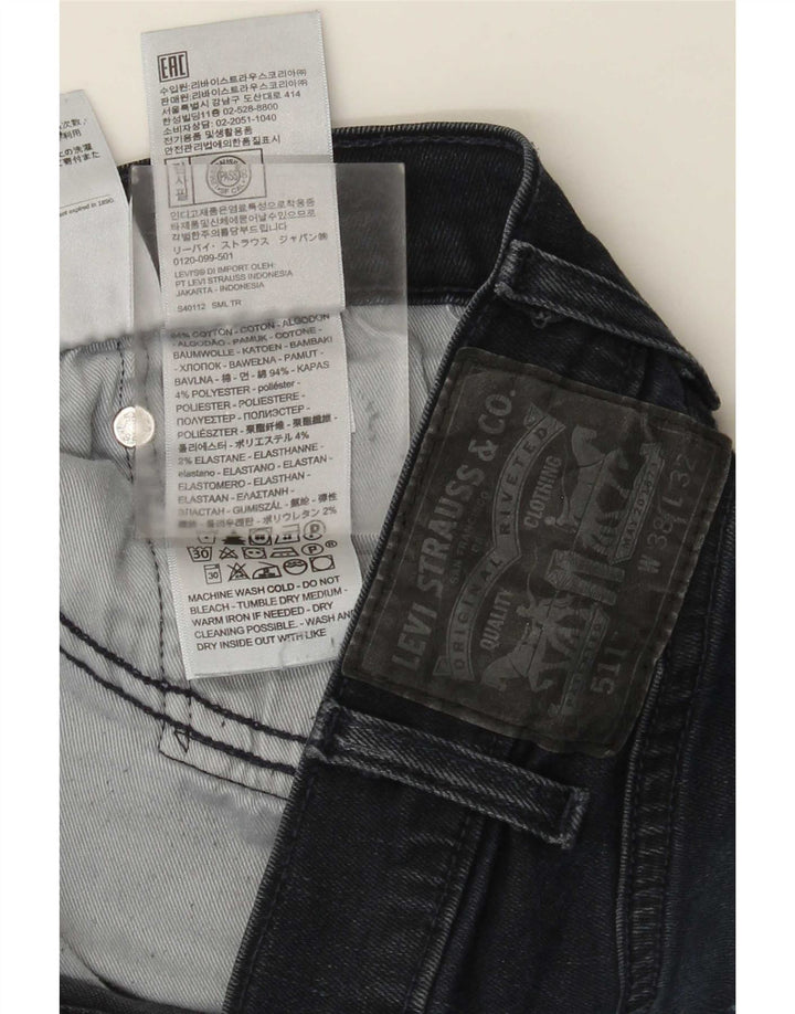 Blugi Levi's 511 Slim pentru bărbați W38 L32 Bumbac albastru