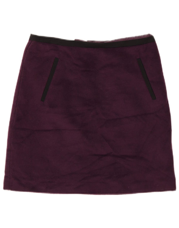 MARKS & SPENCER Fusta mini pentru femei UK 10 Small W28 Poliester violet