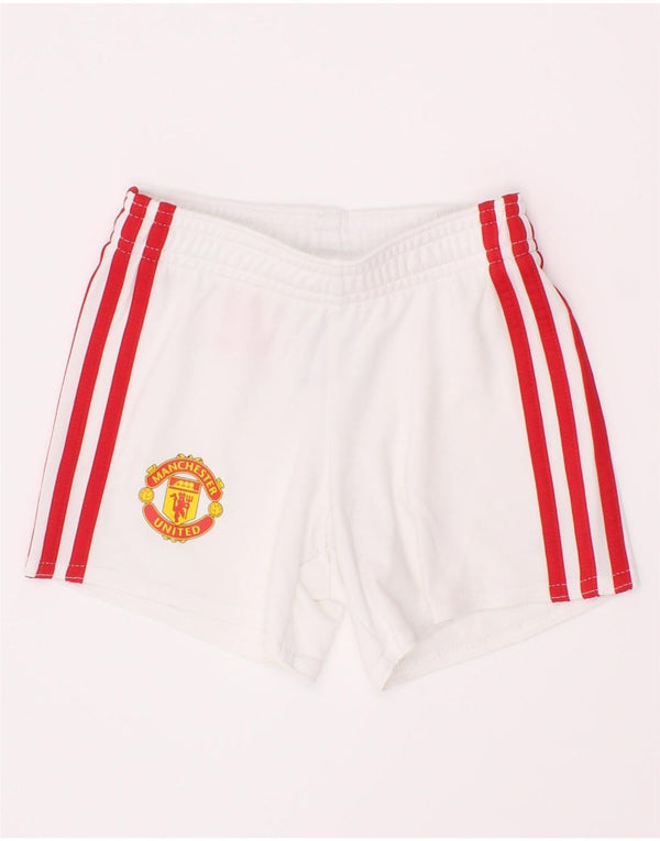 Adidas Baby Boys Pantaloni Sportivi Manchester United 6-9 Luni Poliester Alb