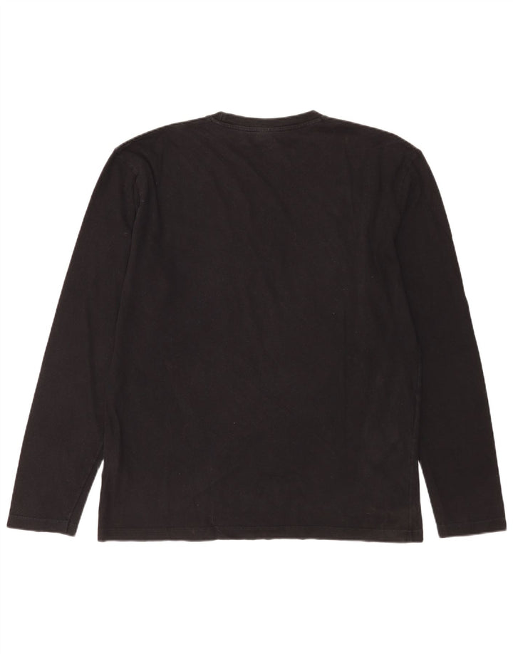 Bluză cu mânecă lungă Levi's pentru bărbați, bumbac negru