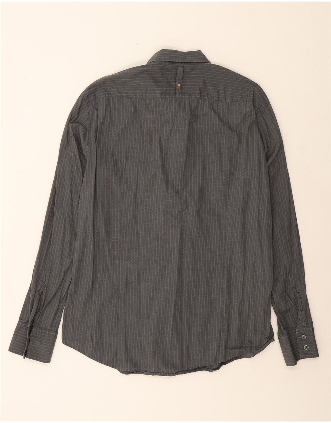 HUGO BOSS Mens Shirt XL Grey Check Vintage Hugo Boss and Second-Hand Hugo Boss from Messina Hembry 