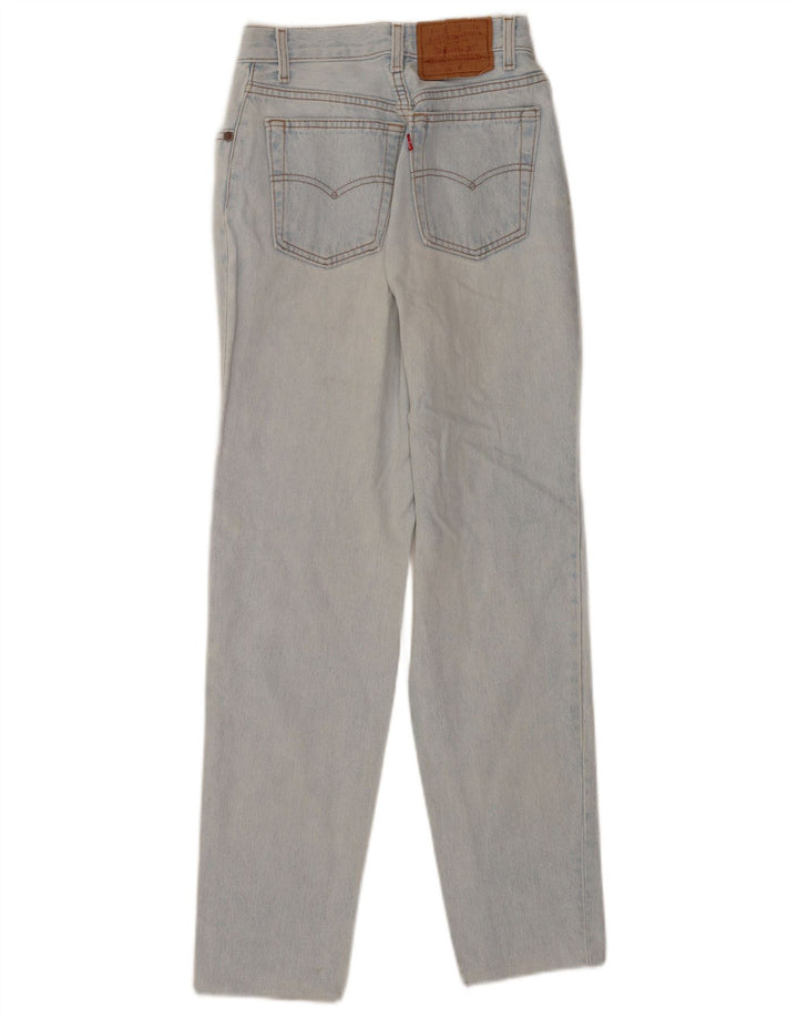 Blugi conici pentru femei Levi's US 5 Small W28 L29 Bumbac albastru