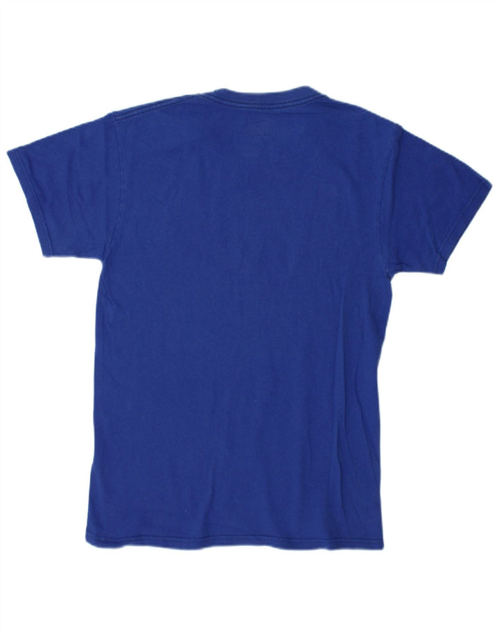 Tricou grafic autentic pentru bărbați Top mic, albastru, bumbac