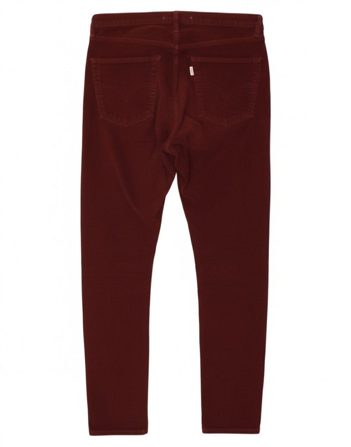 Pantaloni chino skinny pentru femei LEVI'S Mici L28 L28 Bumbac Burgundy