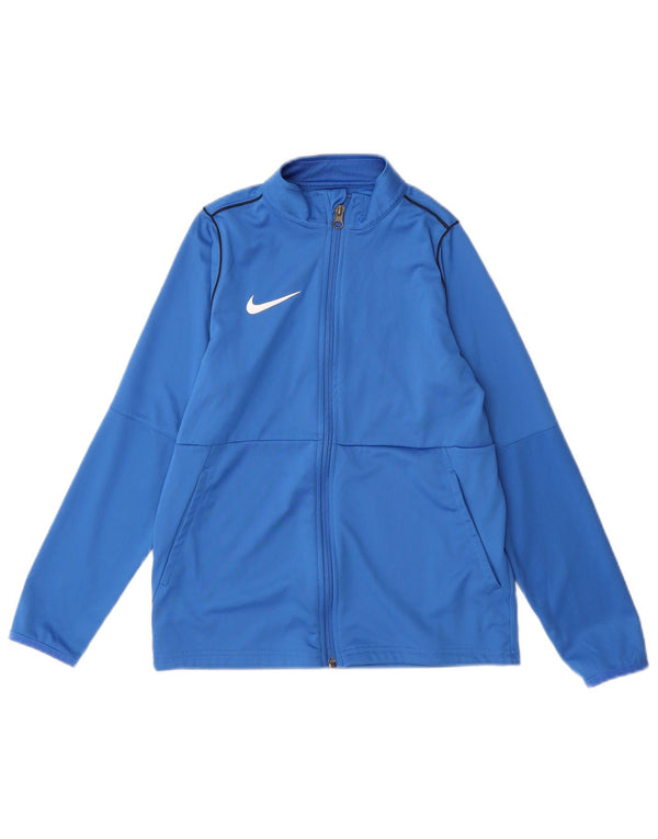 Jachetă de top pentru trening Nike Dri Fit pentru băieți 10-11 ani Poliester albastru mediu