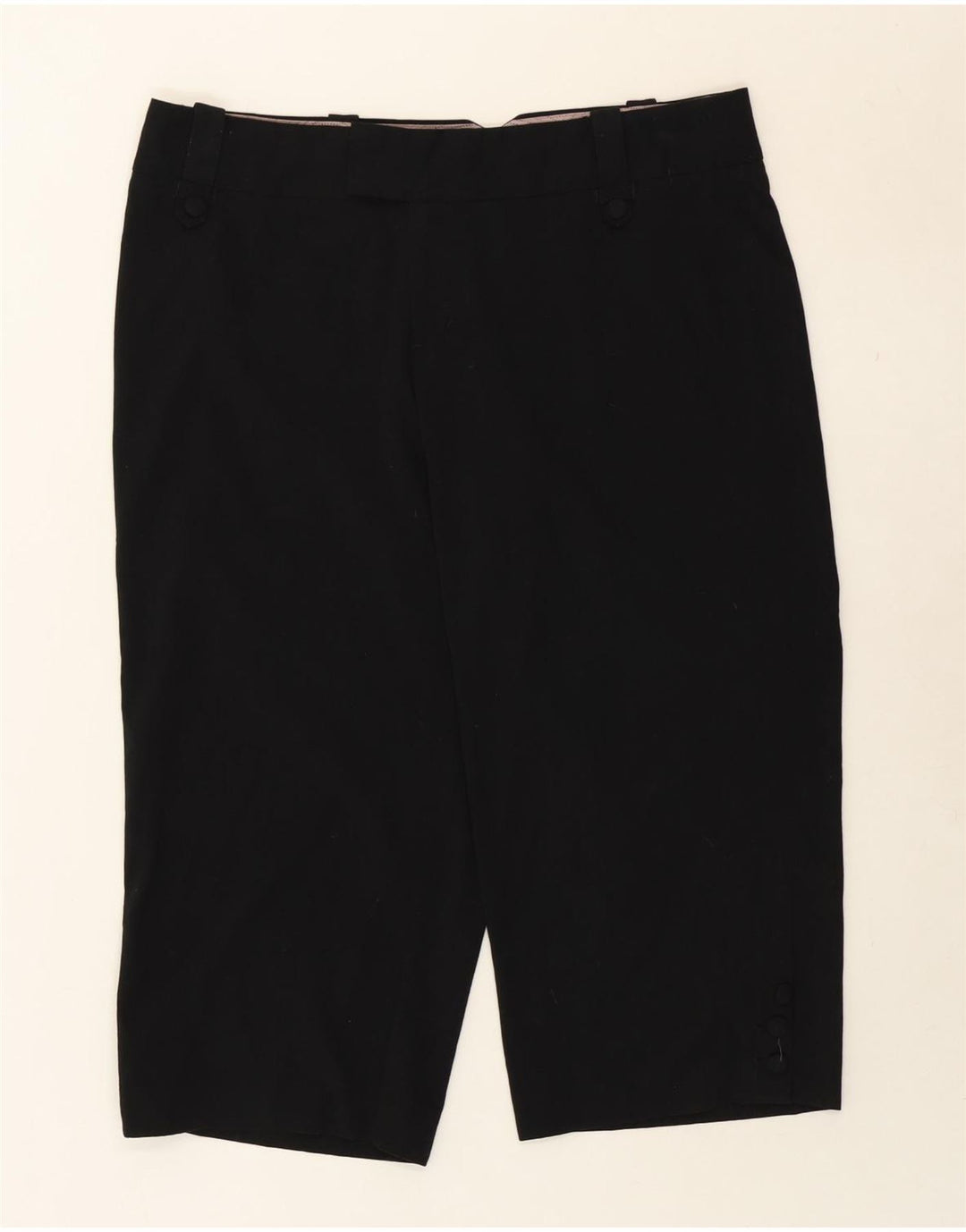 MOSSIMO Womens Straight Capri Trousers US 18 2XL W38 L22 Black Polyester Vintage Mossimo and Second-Hand Mossimo from Messina Hembry 