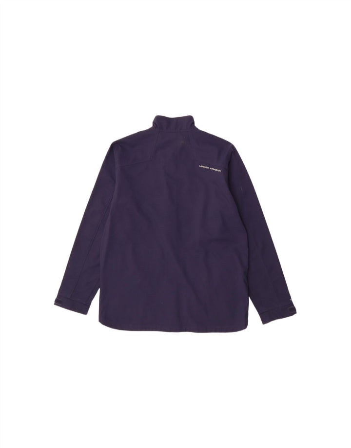 UNDER ARMOUR Mens Rain Jacket UK 40 Large Navy Blue