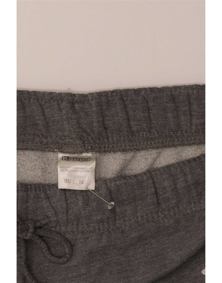 Pantaloni de trening Kappa pentru femei UK 14, bumbac cu pete gri mediu