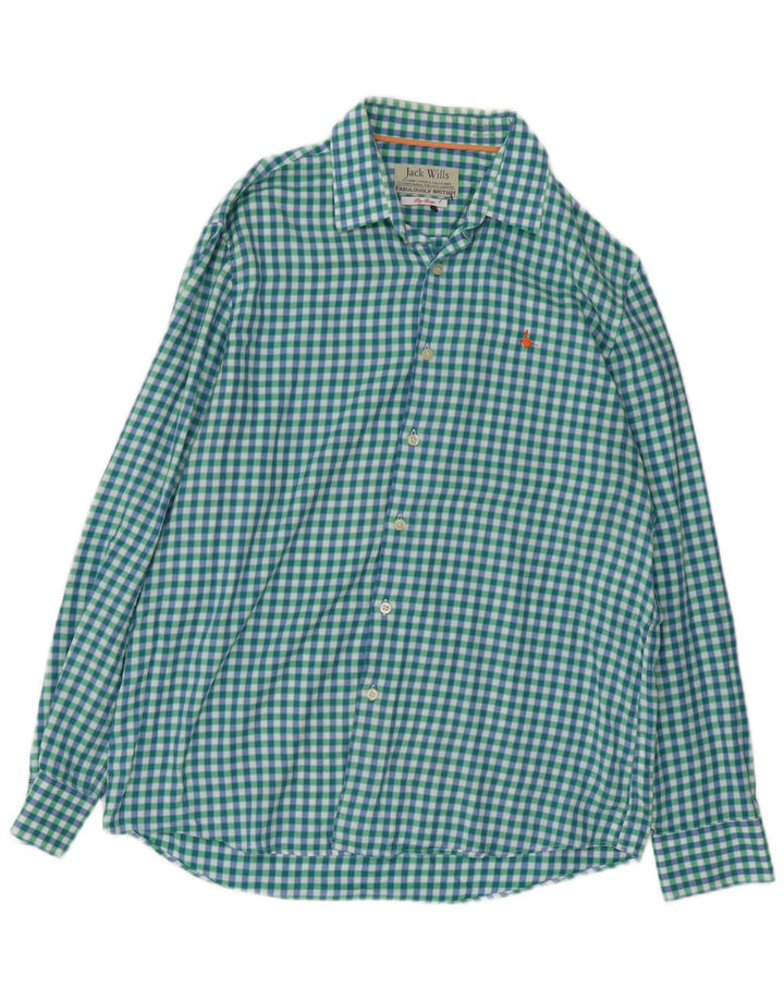 Cămașă pentru bărbați JACK WILLS, mare, verde, din bumbac
