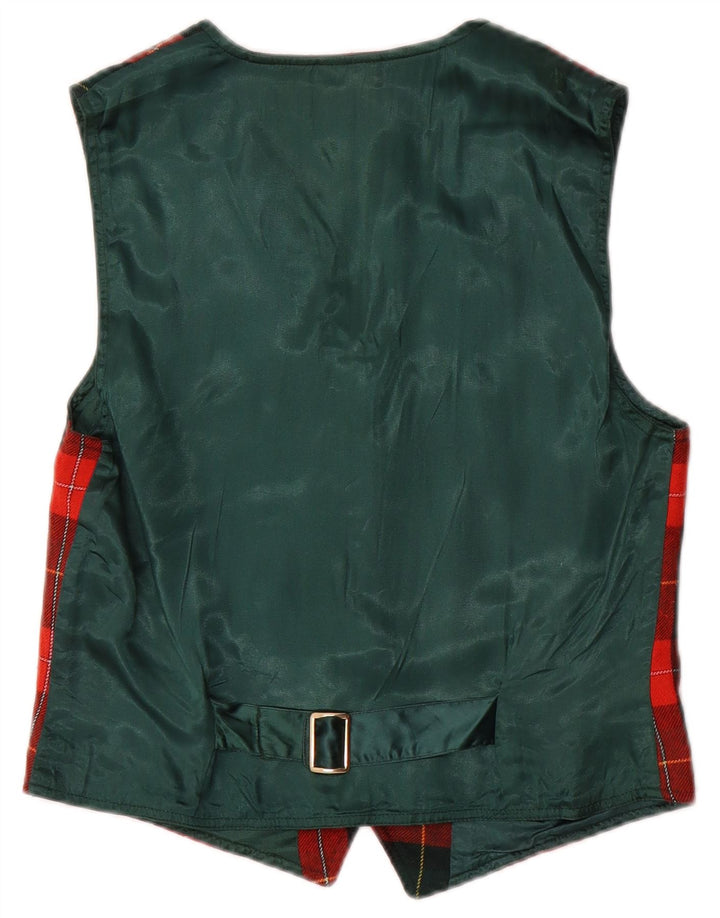 Vesta Fete Laura Biagiotti 9-10 Ani Lână Roșu Check