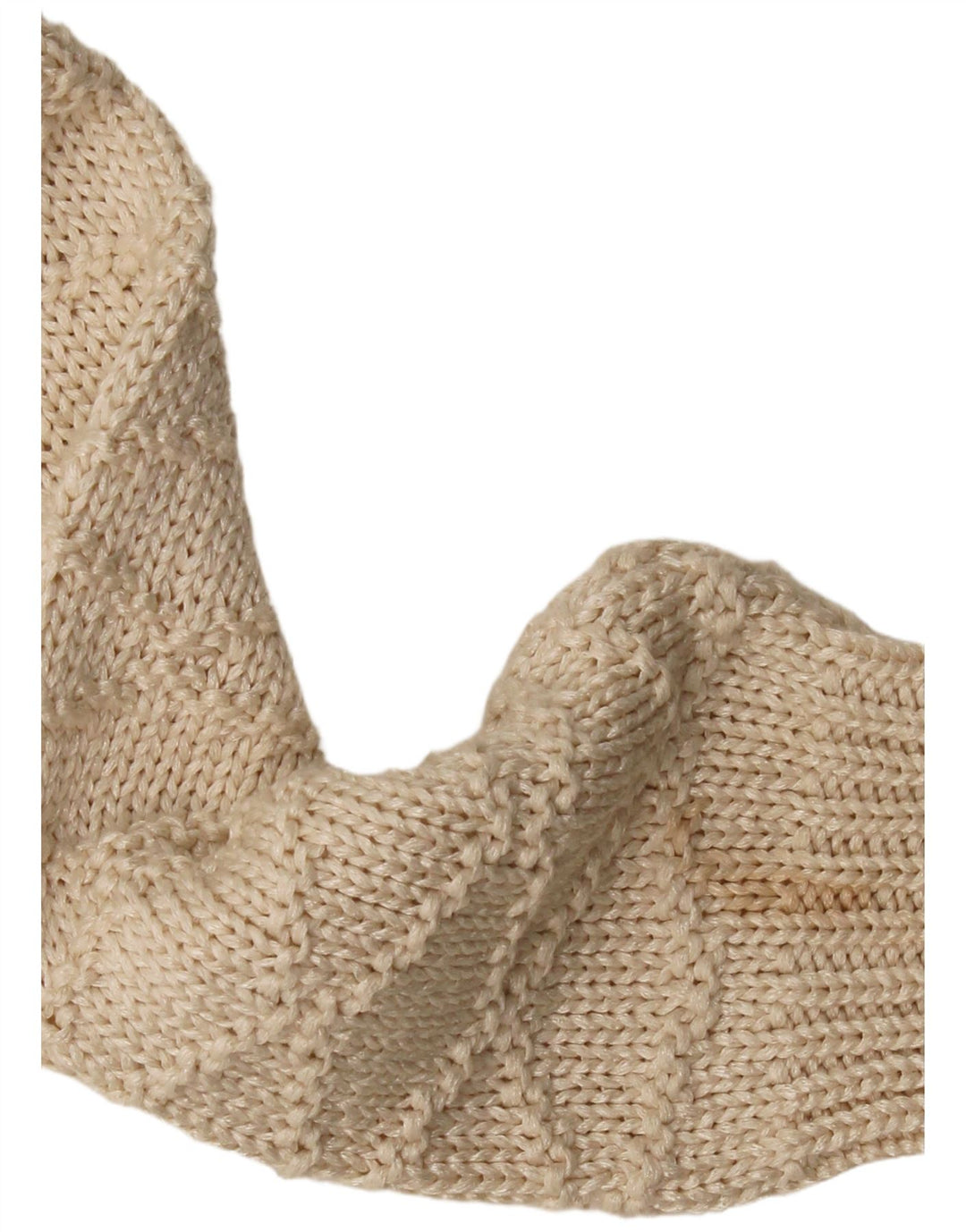 Pulover pentru bărbați Zara, cu decolteu în V, XL, bej acrilic