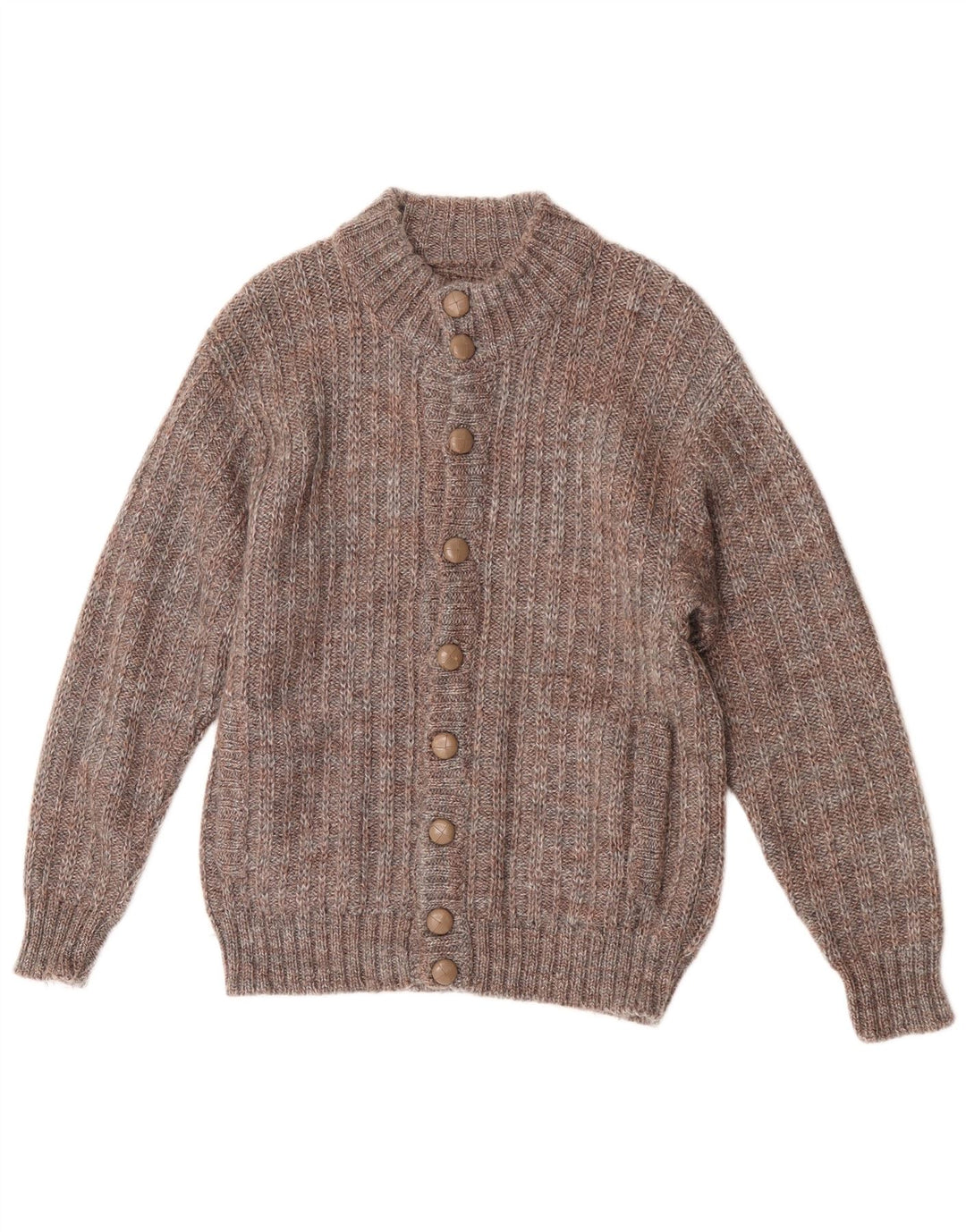 Pulover Cardigan Vintage pentru bărbați Mic Maro