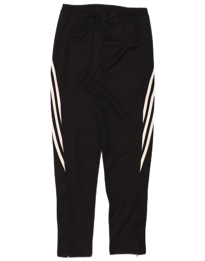 Pantaloni de trening Adidas Climalite pentru baieti 13-14 ani poliester negru