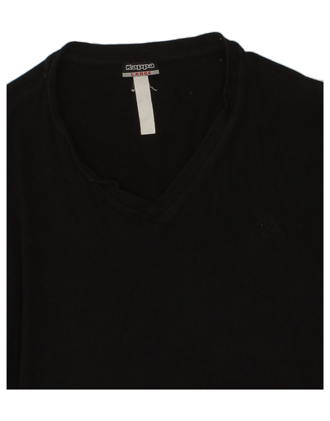 KAPPA Womens T-Shirt Top UK 16 Large Black Vintage Kappa and Second-Hand Kappa from Messina Hembry 