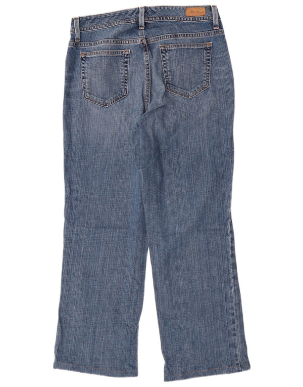 EDDIE BAUER Blugi drepti pentru femei US 8 Medium W30 L25, 28 Blue Bumbac