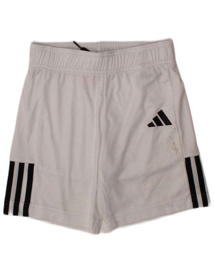 Pantaloni scurți sport Aeroready ADIDAS 7-8 ani poliester alb