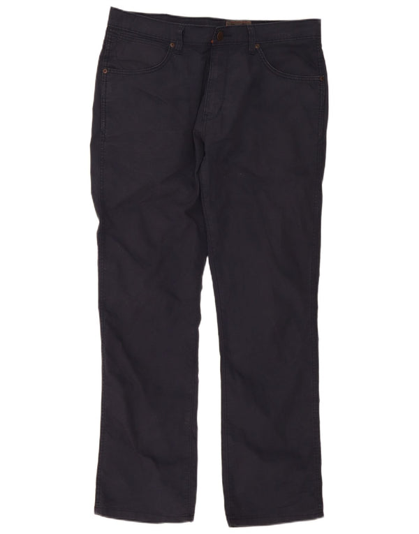 Pantaloni casual drepti elastici Wrangler pentru bărbați Arizona W36 L32 bleumarin