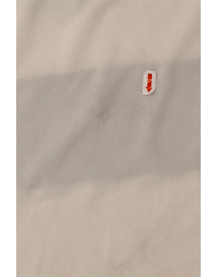 Tricou tenis pentru bărbați ADIDAS Top mic, alb, poliester color bloc