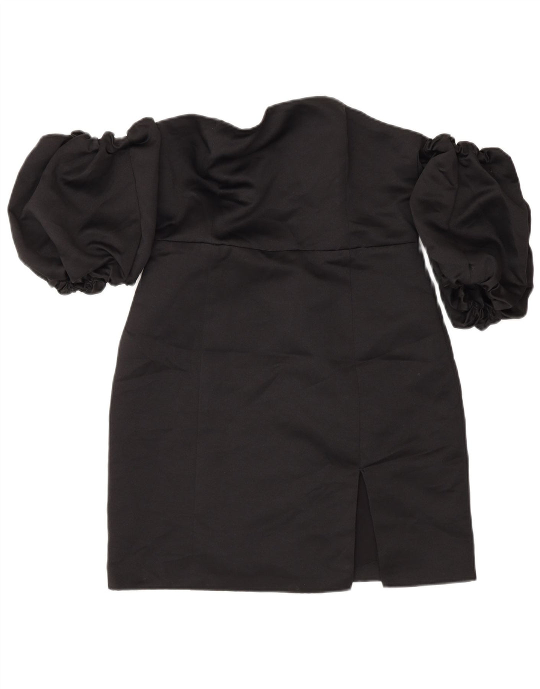Topshop rochie mini pentru femei cu umeri scoși UK 10 Poliester negru mic