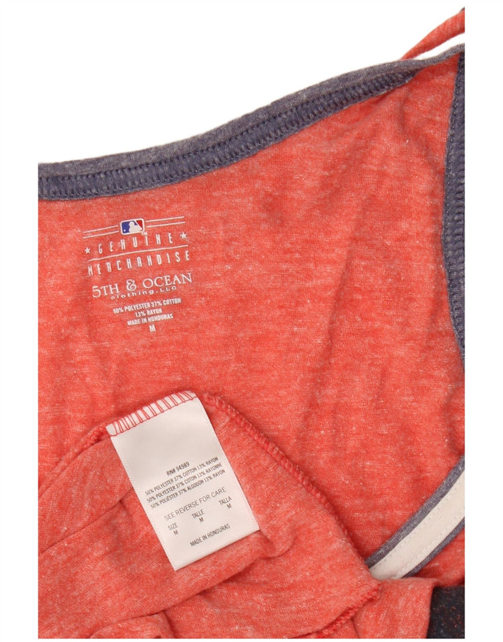 MARFĂ ORIENTĂ Vestă cu grafică pentru femei UK 12 Medium Red