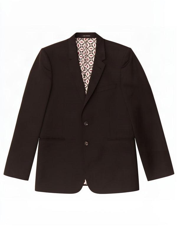 Jachetă pentru bărbați Ted Baker cu 2 nasturi, UK 42 XL, lână neagră