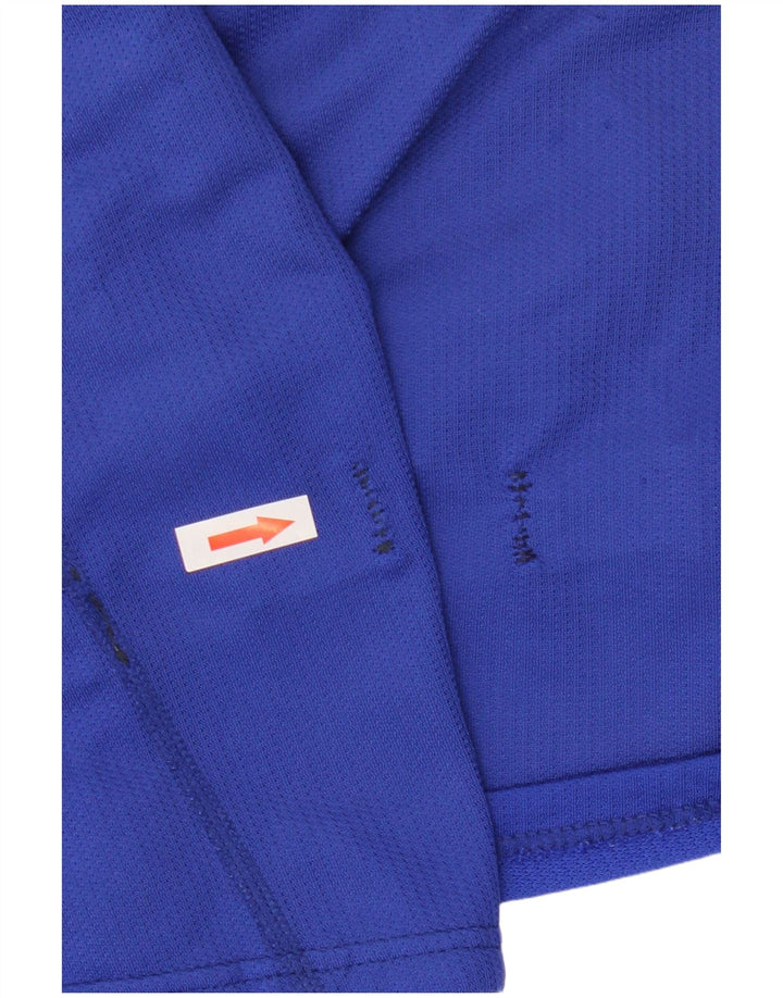 Top cu vestă grafică Asics pentru bărbați, mare, albastru, poliester color bloc