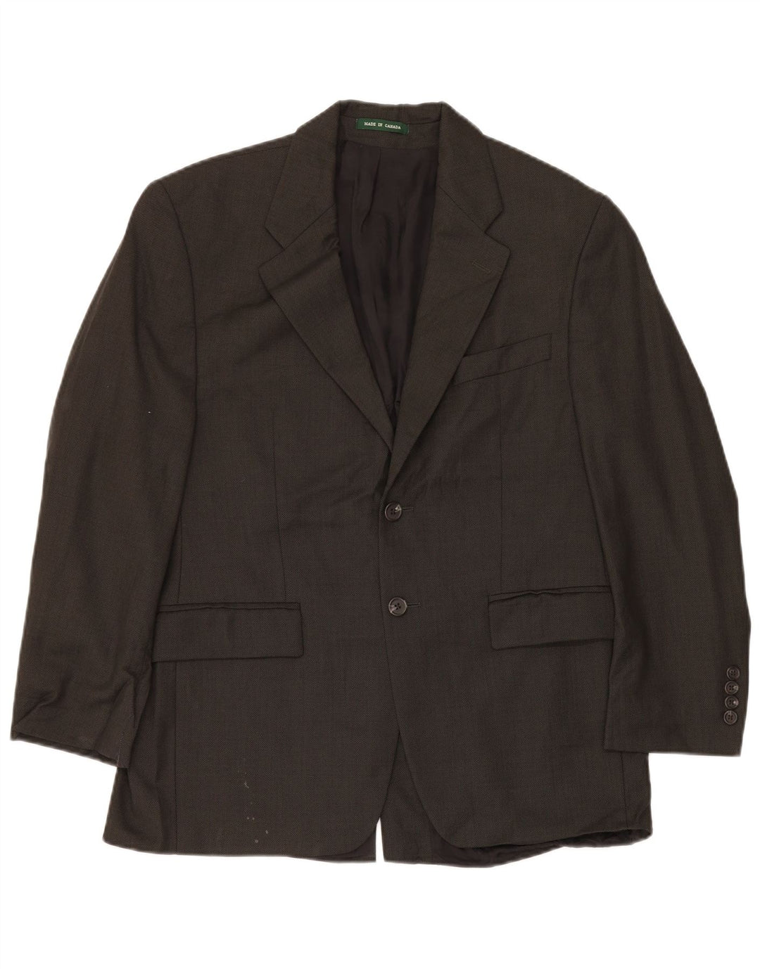 Jachetă pentru bărbați Ralph Lauren cu 2 nasturi IT 56 2XL Lână neagră