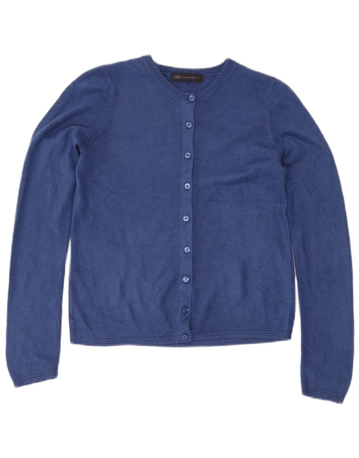 Pulover cardigan pentru femei Marks & Spencer UK 6 XS Albastru
