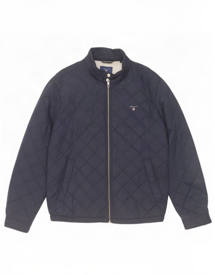 Jachetă matlasată Gant pentru bărbați UK 42 XL bleumarin Poliamidă