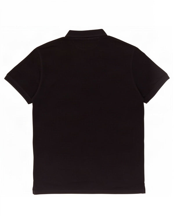 Tricou polo Massimo Dutti XL bumbac negru