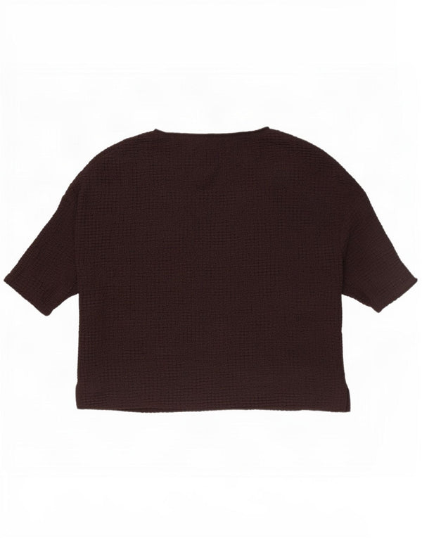 Bluză pentru femei Marks & Spencer UK 22 3XL Maro Poliester