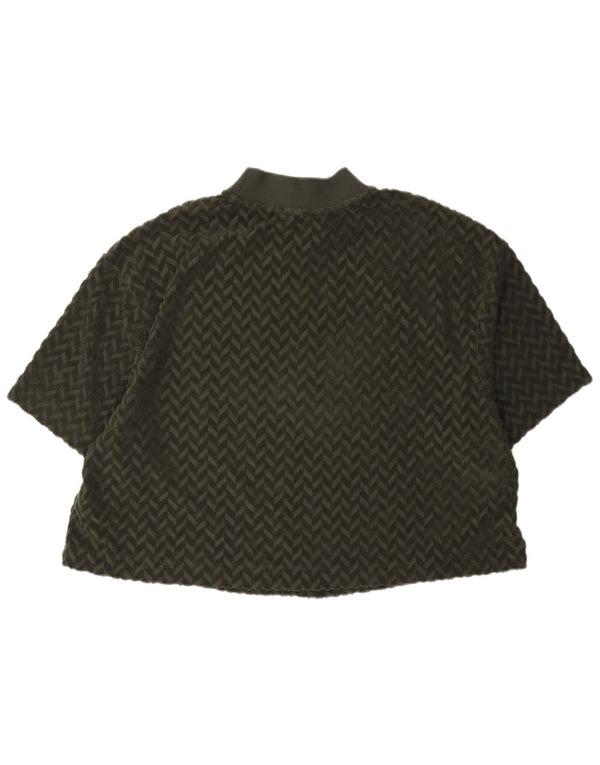 Tricou cu grafic Nike pentru femei, UK 18 XL, bumbac verde în spinare