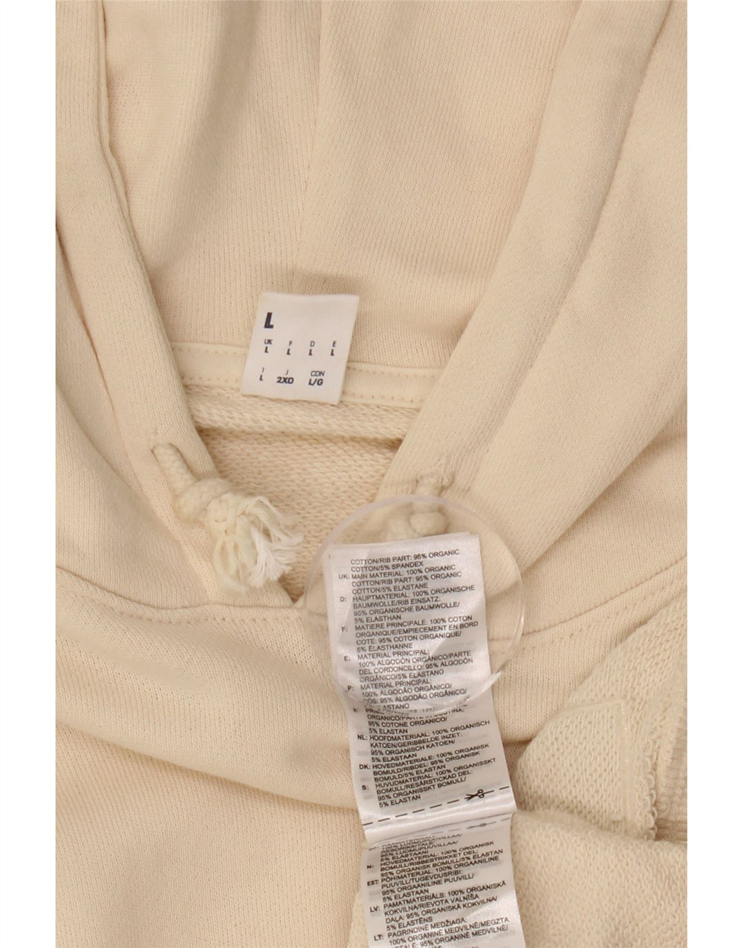 Pulover supradimensionat pentru femei REEBOK UK 16, mare bumbac alb