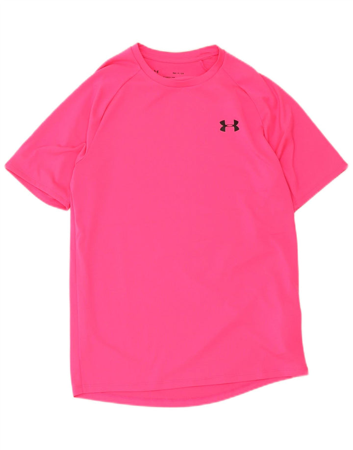 Tricou Under Armour pentru bărbați Top mic roz poliester