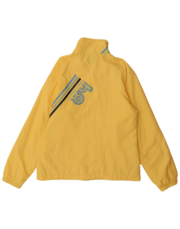 Jachetă de ploaie grafică NIKE pentru femei UK 12, nailon galben mediu