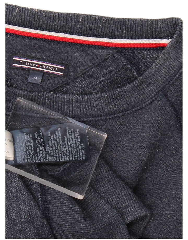 Hanorac pentru bărbați Tommy Hilfiger, cu tăiere obișnuită, pulover mediu din bumbac bleumarin
