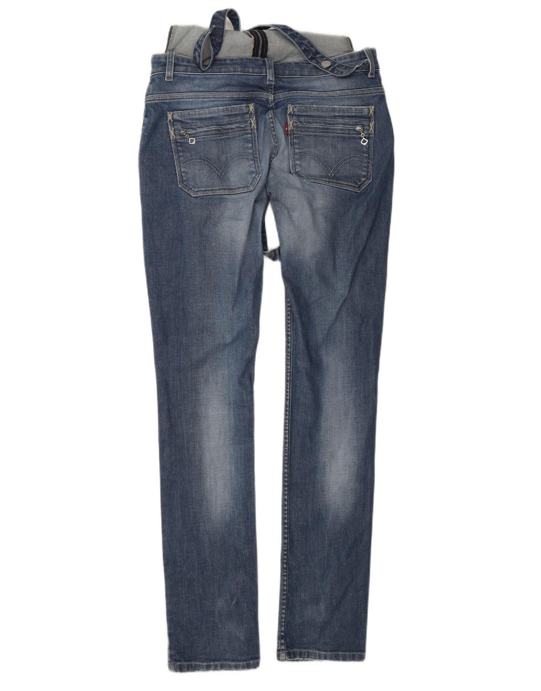Levi's Salopete de damă blugi slim W29 L34 Bumbac albastru
