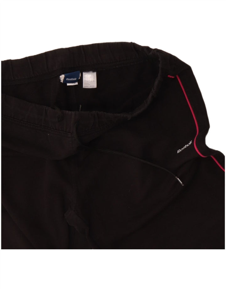 Pantaloni de trening REEBOK pentru femei UK 14 Poliester negru mare