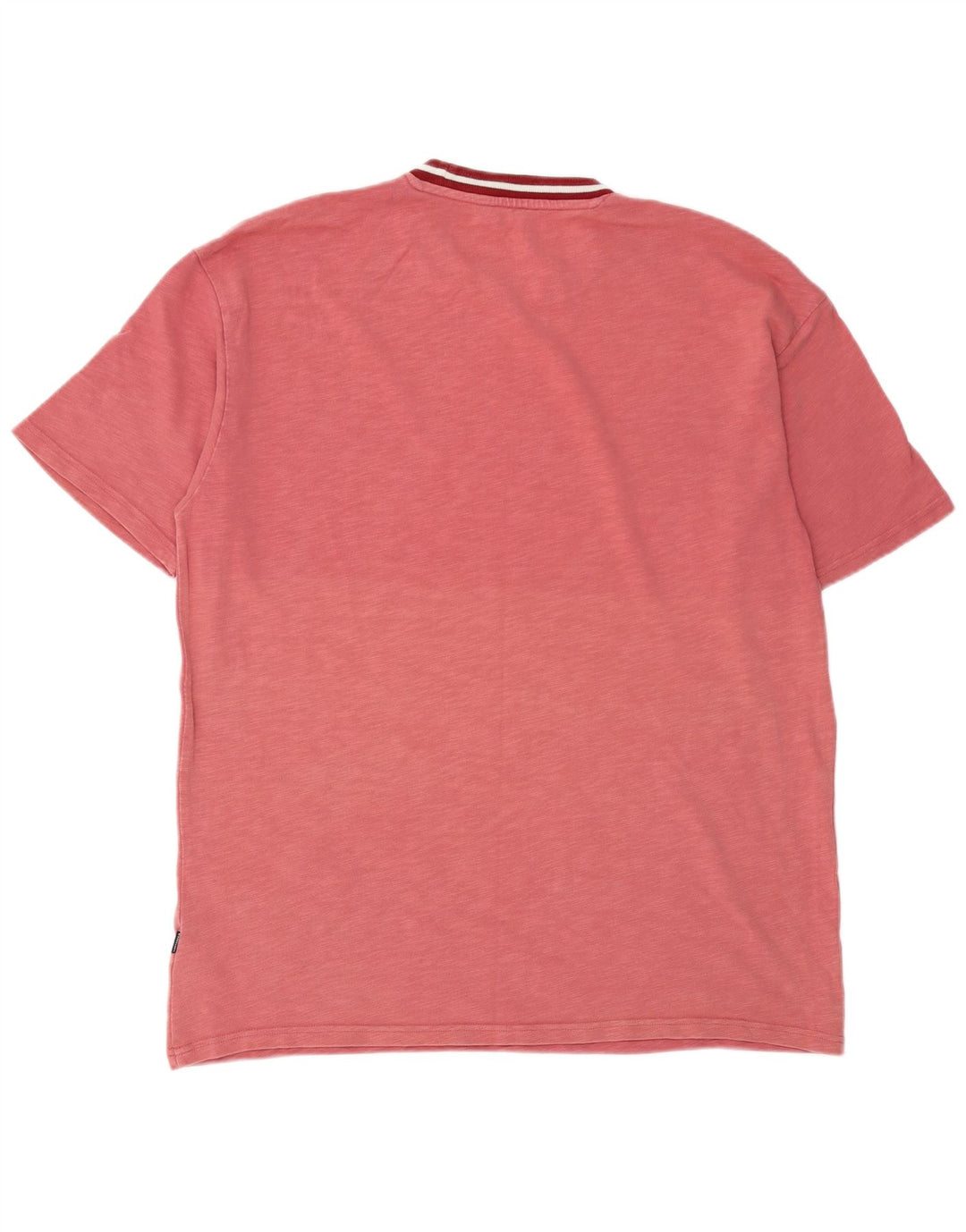 Tricou grafic supradimensionat Converse pentru bărbați Top mediu burgundy bumbac cu pete