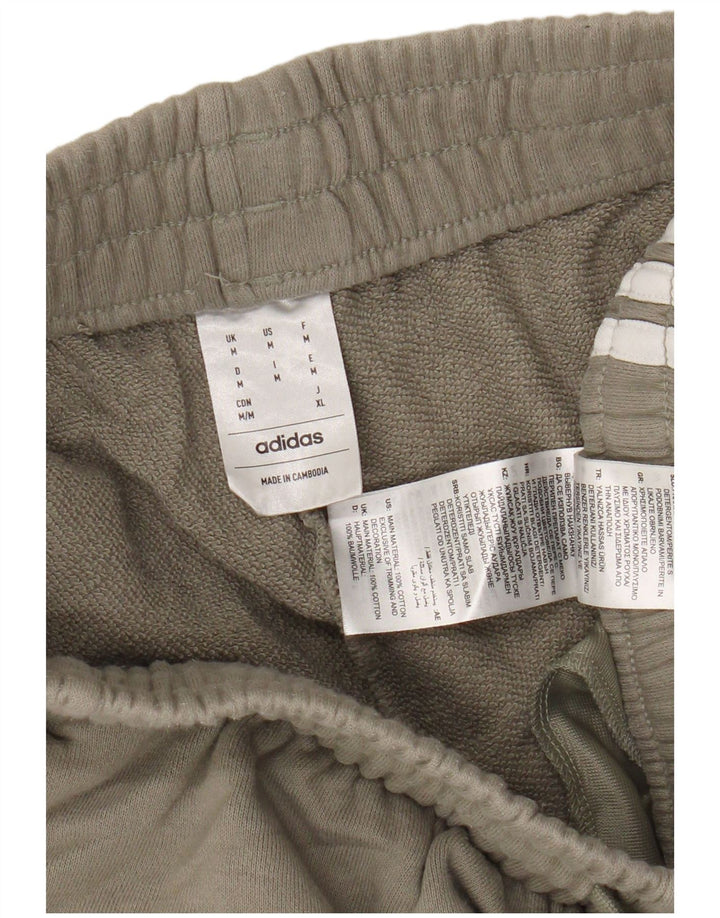 Pantaloni scurți sport Adidas pentru bărbați, bumbac mediu kaki